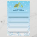 Search for turtle stationery paper Cute