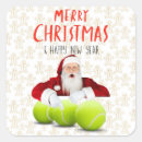 Search for christmas tennis stickers Santa