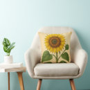 Search for sunflower pillows Vintage