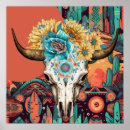 Recherche de crâne de buffle posters Américain