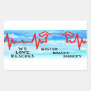 Search for rescued dog stickers Dogs