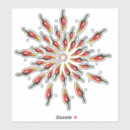 Recherche de chili peppers stickers Rouge