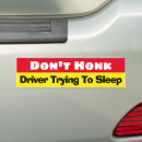 Recherche de dormir voiture autocollants Pare chocs