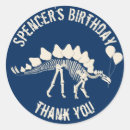 Search for fossils stickers Stegosaurus