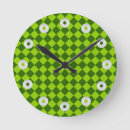 Recherche de forme diamant horloges Vert
