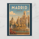 Search for madrid postcards Retro vintage travel