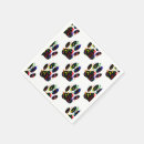 Search for paw print napkins Animal paws
