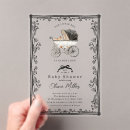 Recherche de pram baby shower invitations Chariot bébé