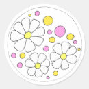 Search for yellow daisy flower stickers Pink