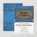 Recherche de texture de denim invitations Bleu
