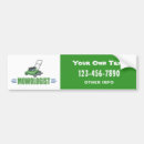 Search for lawn bumper stickers Mower