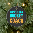 Search for hockey coach ornaments Sports