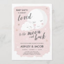 Search for moon and back baby shower invitations Gender neutral
