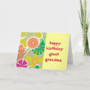 Search for great grandma birthday cards Flower