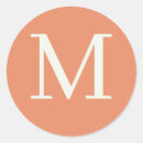 Search for round monogram stickers White