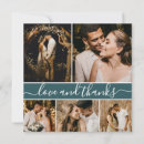 Search for dark green thank you cards Love and thanks