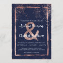 Search for confetti wedding invitations Navy blue