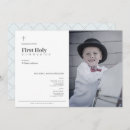 Search for blue first communion invitations Chic