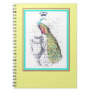 Recherche de paon vintage carnets Oiseau
