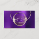 Search for purple foil business cards Glam
