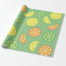 Search for orange slice wrapping paper Cute