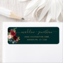 Search for jewel tones return address labels Floral