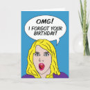 Search for belated birthday cards Illustration