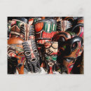 Recherche de masques africains cartes postales Afrique