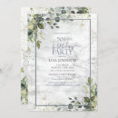 Search for rustic surprise party invitations Greenery