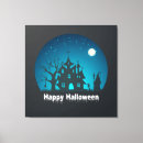 Search for haunted house canvas prints Spooky