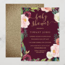 Search for burgundy and blush invitations Gold