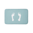 Search for footprint bath mats Bathroom