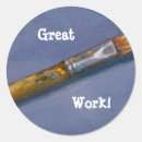 Search for great work stickers Praise
