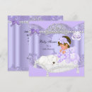 Search for lavender princess baby shower invitations Tiara