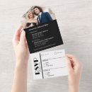 Search for black and white affair invitations Simple