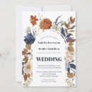 Search for navy and rust wedding invitations Boho