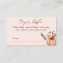 Search for pumpkin diaper raffle ticket Rustic