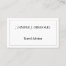 Search for advised business cards Travel agent