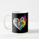 Search for autism puzzle mugs Cute