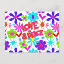Recherche de flower power cartes postales Coloré