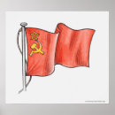Search for soviet flag posters Red