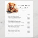 Search for printable baby shower games Guess who