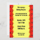 Search for flame 5x7 invitations Bbq