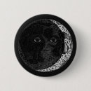 Recherche de visage lune badges Nuit