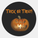 Search for scary pumpkin face stickers Trick or treat