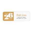 Search for for graduation return address labels Graduate