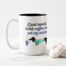 Search for funny dachshund mugs Blue