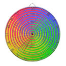 Recherche de spirale jeux de fléchettes Arc en ciel