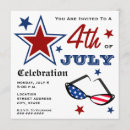 Search for flags square invitations Stars and stripes