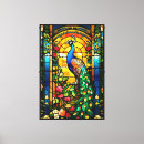Search for peacock canvas prints Flowers